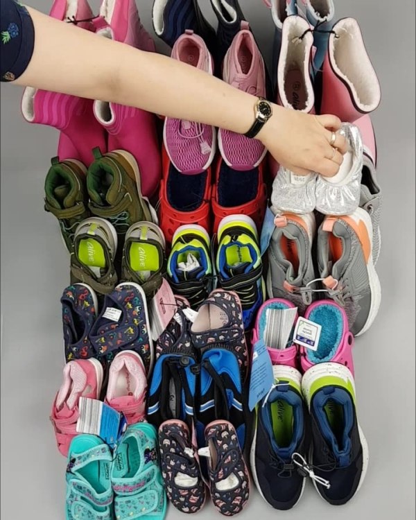 Фотография  616 - Обувь ALDI дети лето#10 кг, ЛОТ №4453 оптом в Иркутске и Иркутской области