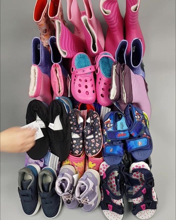 Фотография  548 - Обувь ALDI дети лето#10 кг, ЛОТ №4454 оптом в Иркутске и Иркутской области