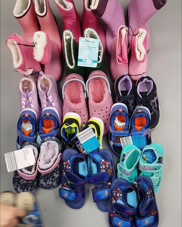 Фотография  856 - Обувь ALDI дети лето#10 кг, ЛОТ №4456 оптом в Иркутске и Иркутской области