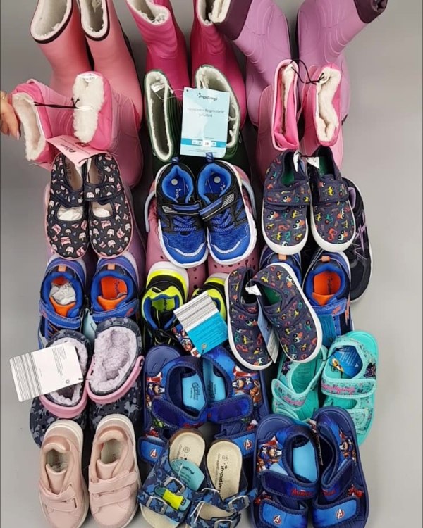 Фотография  787 - Обувь ALDI дети лето#10 кг, ЛОТ №4456 оптом в Иркутске и Иркутской области