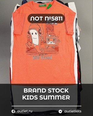 Купить BRAND STOCK Kids Summer#10 кг, ЛОТ №5811 оптом в Иркутске и Иркутской области