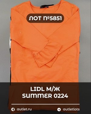 Купить LIDL Summer м/ж 022024#14 кг, ЛОТ №5851 оптом в Иркутске и Иркутской области