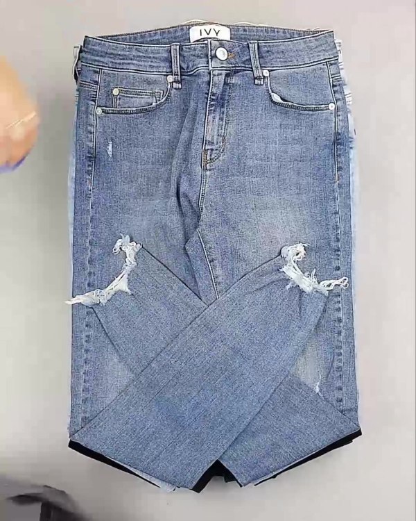 Фотография  104 - Джинсы женские Дания#10 кг, ЛОТ №6764 оптом в Иркутске и Иркутской области