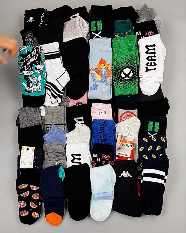 Фотография  449 - Носки дети СТОК зима#5 кг, ЛОТ №6988 оптом в Иркутске и Иркутской области