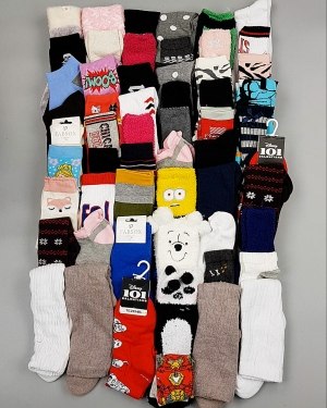 Купить Носки дети СТОК зима#5 кг, ЛОТ №6986 оптом в Иркутске и Иркутской области