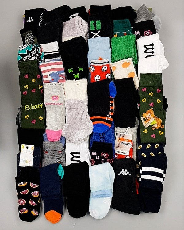 Фотография  855 - Носки дети СТОК зима#5 кг, ЛОТ №6988 оптом в Иркутске и Иркутской области