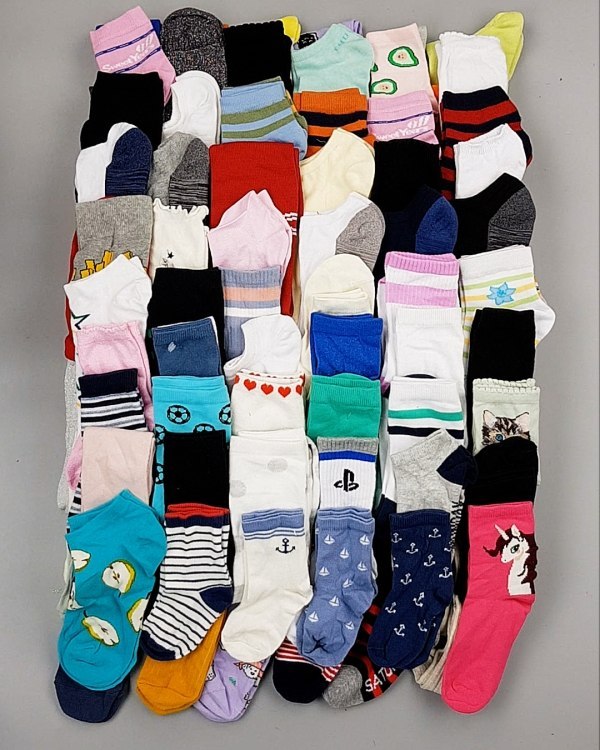Фотография  519 - Носки дети СТОК лето#5 кг, ЛОТ №6992 оптом в Иркутске и Иркутской области