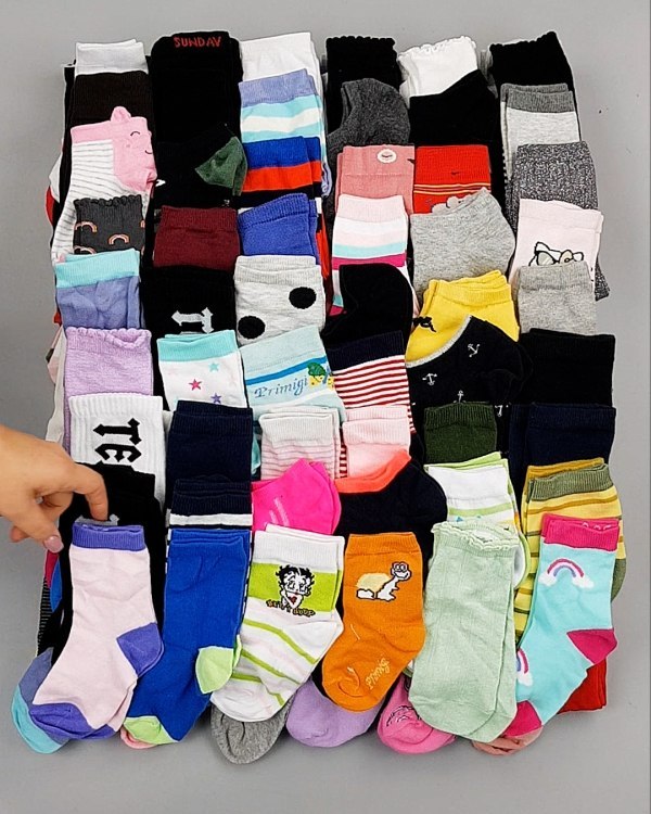 Фотография  500 - Носки дети СТОК лето#5 кг, ЛОТ №6993 оптом в Иркутске и Иркутской области