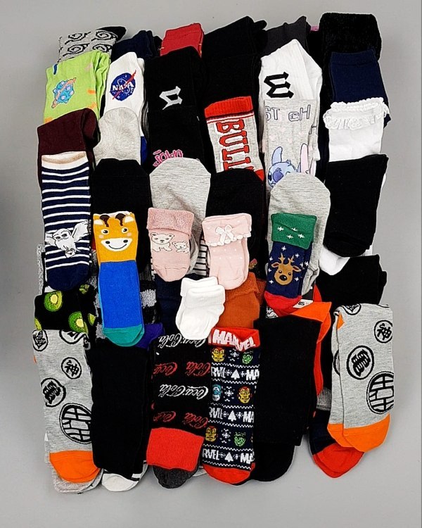 Фотография  458 - Носки дети СТОК зима#5 кг, ЛОТ №6989 оптом в Иркутске и Иркутской области