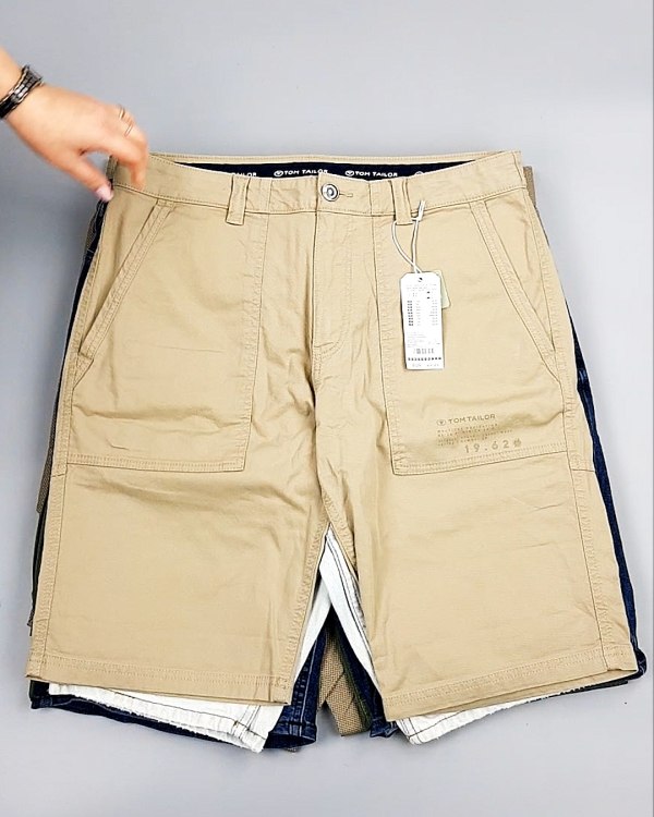 Фотография  615 - Шорты мужские TOM TAILOR 124#3,75 кг, ЛОТ №7600 оптом в Иркутске и Иркутской области