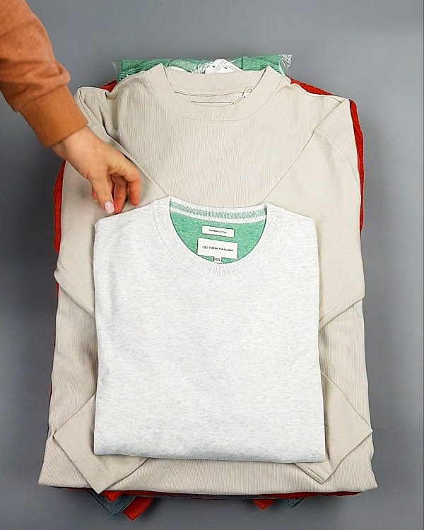 Фотография  496 - Джемпера легкие мужские TOM TAILOR 124#8,7 кг, ЛОТ №7606 оптом в Иркутске и Иркутской области