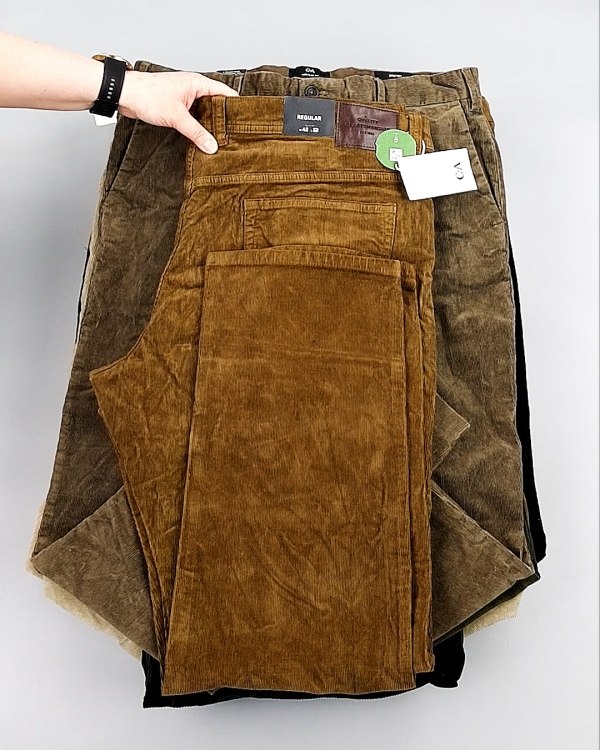 Фотография  924 - Брюки вельветовые м/ж C&A 025#10 кг, ЛОТ №8031 оптом в Иркутске и Иркутской области