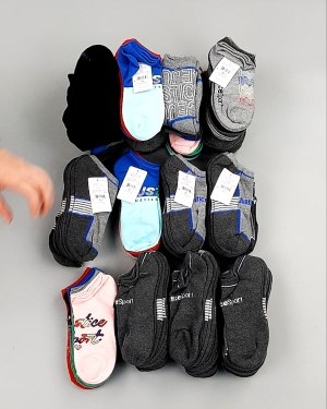 Фотография  617 - Носки дети лето CAN 084#5 кг, ЛОТ №8001 оптом в Иркутске и Иркутской области