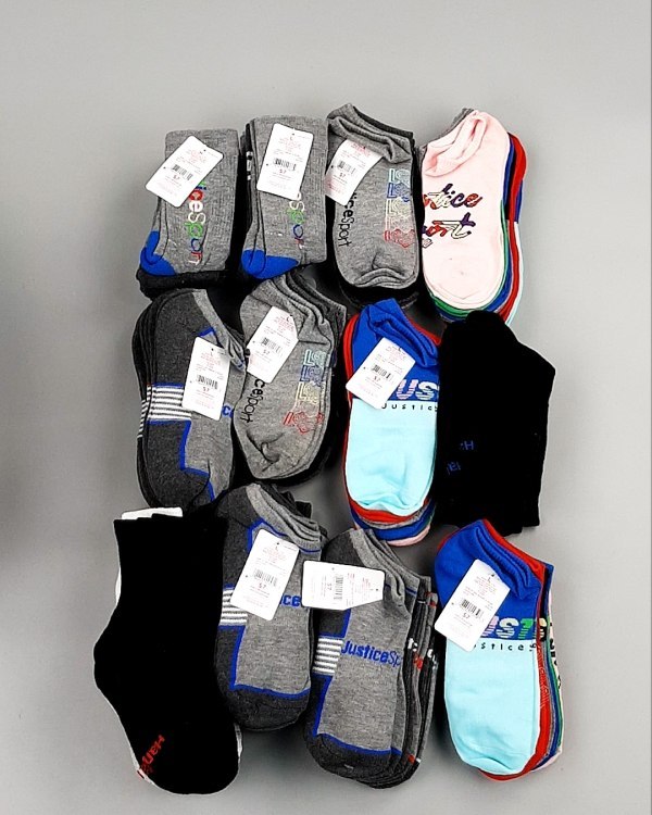 Фотография  401 - Носки дети лето CAN 084#5 кг, ЛОТ №8000 оптом в Иркутске и Иркутской области