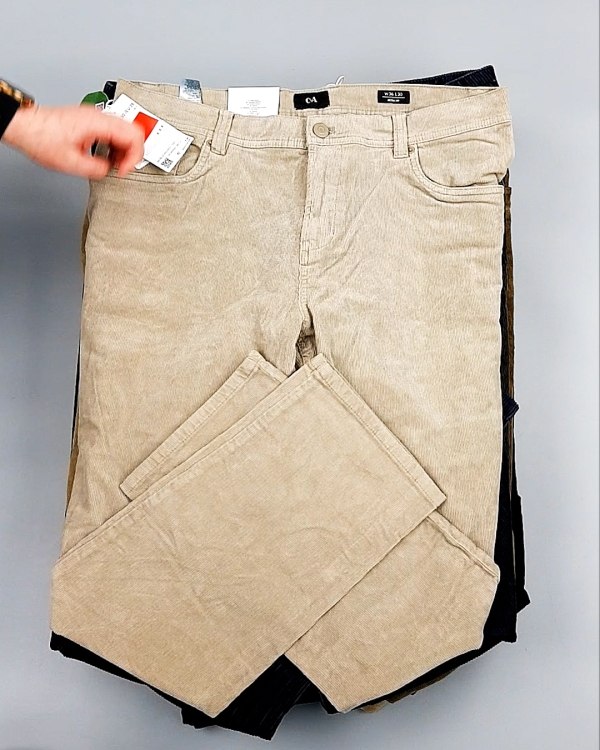 Фотография  362 - Брюки вельветовые м/ж C&A 025#10 кг, ЛОТ №7902 оптом в Иркутске и Иркутской области