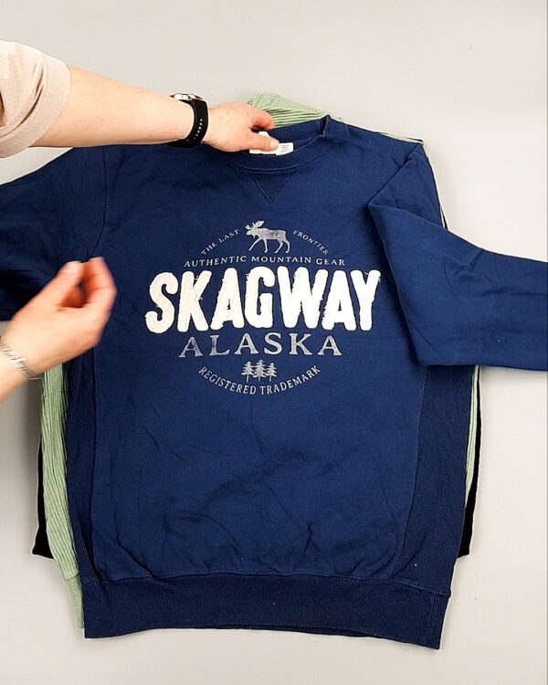 Фотография  780 - Толстовки муж BLUE CAN 084#10 кг, ЛОТ №8105 оптом в Иркутске и Иркутской области