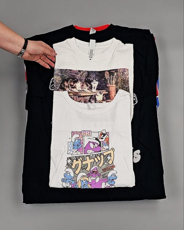 Фотография  144 - Футболки м/ж (Printed T-Shirts New)#5 кг, ЛОТ №8511 оптом в Иркутске и Иркутской области