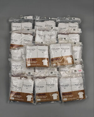 Купить Футболка белая муж Корея 085#5 кг оптом в Иркутске и Иркутской области