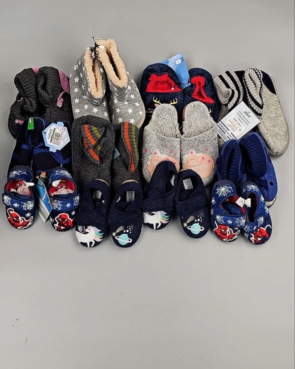 Фотография  624 - Обувь домашняя дети СТОК 065#3,2 кг, ЛОТ СТ-9727 оптом в Иркутске и Иркутской области