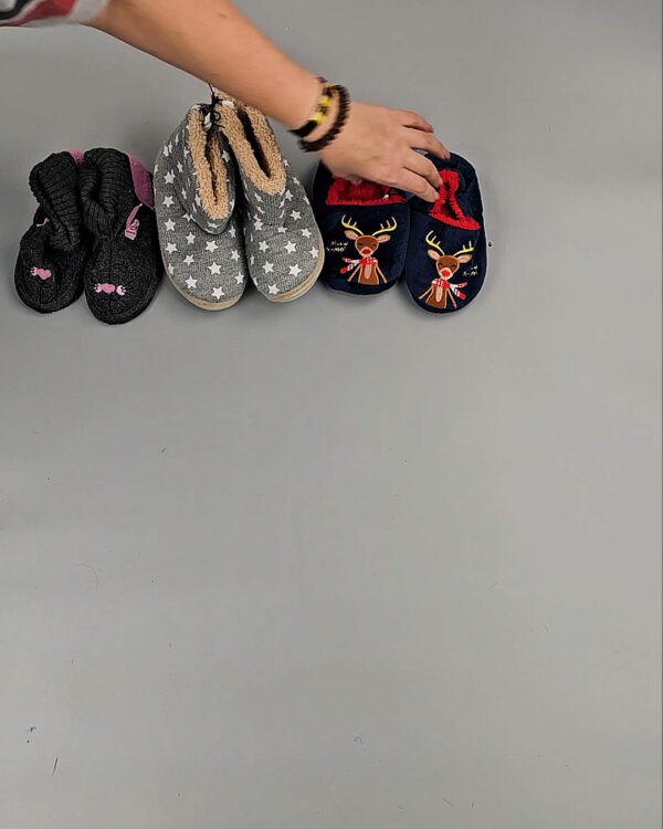 Фотография  630 - Обувь домашняя дети СТОК 065#3,2 кг, ЛОТ СТ-9727 оптом в Иркутске и Иркутской области