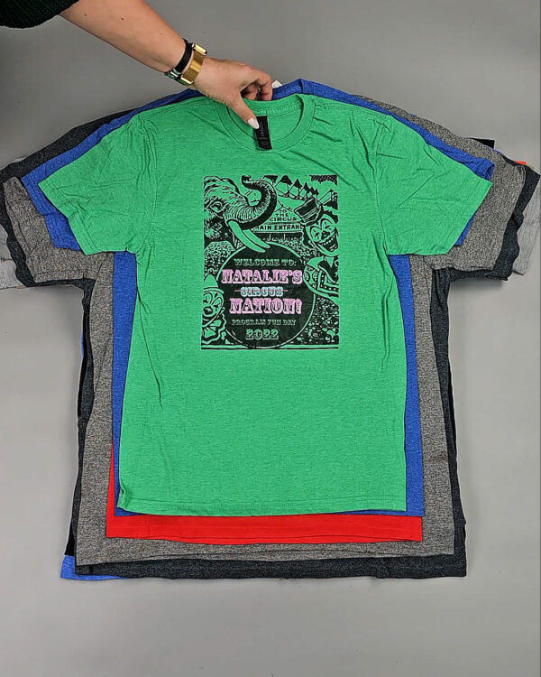 Фотография  560 - Футболки м/ж (Super T-Shirts Printed)#10 кг, ЛОТ СХ-0272 оптом в Иркутске и Иркутской области